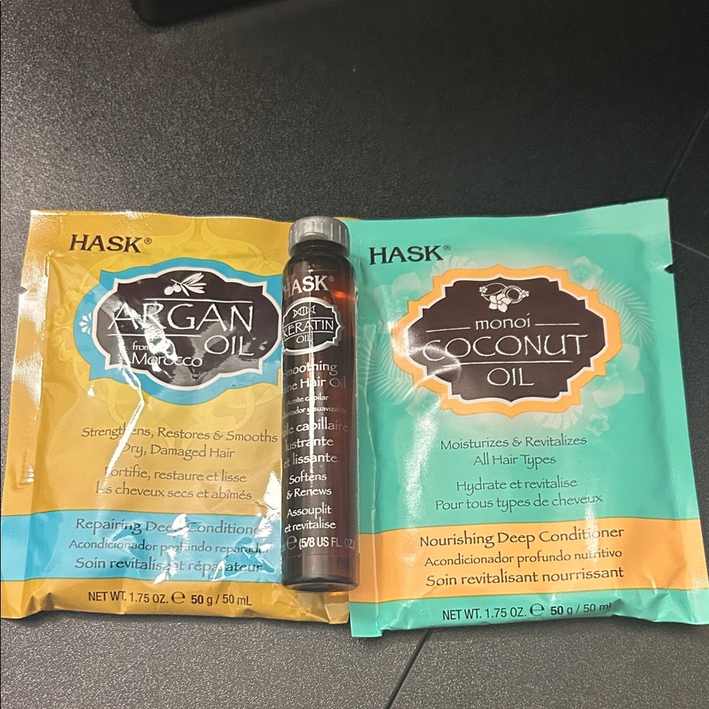 HASK Argan and Monoi Coconut Oil Hair Care Set